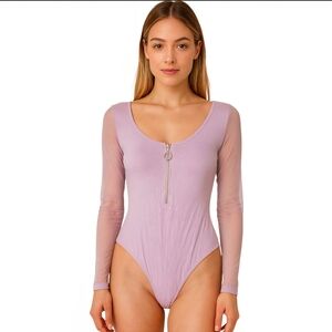 Ambiance Light Purple Long Sleeve Top
